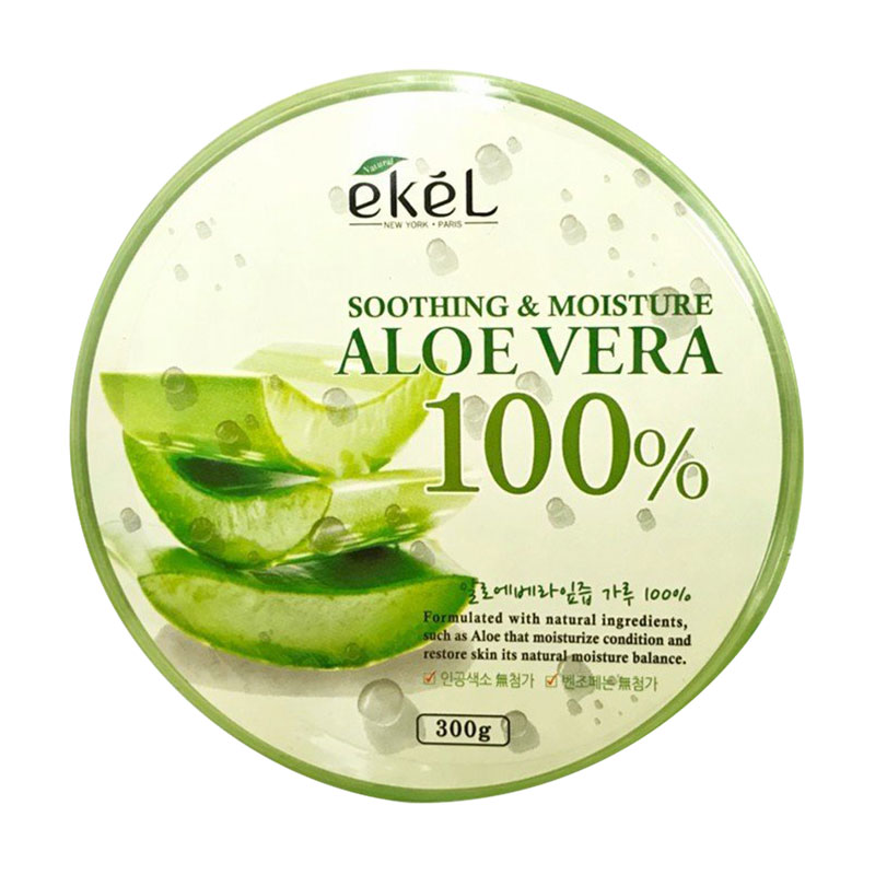 Заспокійливий гель для обличчя та тіла Ekel Aloe Vera Soothing Gel з екстрактом алое вера, 300 г